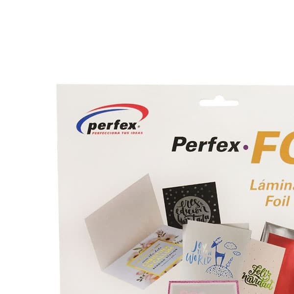 FOIL PLATA 216X280MM PAQUETE C24 LAMINAS PERFEX